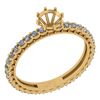 Image 1 : Certified 0.50 Ctw SI2/I1 Diamond Style 4 Prong Set 14K