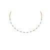Certified 10.05 Ctw Aquamarine Necklace 14K Yellow Gold