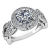 Certified 1.90 Ctw Diamond Wedding/Engagement 14K White
