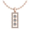 Certified 0.74 Ctw Diamond Necklace For womens New Expr