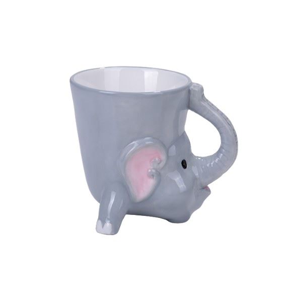 ELEPHANT BOTTOMS UP MUG