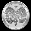 Image 2 : Certified 0.19 Ctw SI2/I1 Diamond 14K White Gold Zodiac