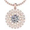 Image 1 : Certified 0.50 Ctw Diamond I1/I2 Filigree Style Solitai