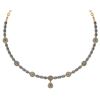 Certified 18.49 Ctw Diamond Necklace For Ladies 14K Yel