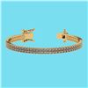 Image 1 : Certified 3.48 Ctw SI2/I1 Diamond 14K White Gold 2 Row