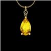 Certified 31.85 Ctw I2/I3 Lemon Topaz And Diamond 10K Y