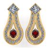 Image 1 : Certified 1.23 Ctw Garnet Diamond Wedding/Engagement 14