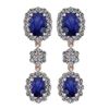 Certified 10.48 Ctw Blue Sapphire And Diamond VS/SI1 Ha