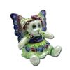 FLOWER BEAR PANSY JEWELED BOX