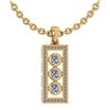Certified 0.74 Ctw Diamond Necklace For womens New Expr