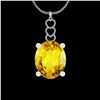Certified 116.22 Ctw I2/I3 Lemon Topaz And Diamond 10K