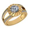 Certified 1.58 Ctw Diamond Wedding/Engagement Style 14K