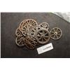 Image 1 : CAST WHEELS FOR TOY WAGON PARTS