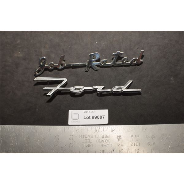 VINTAGE CAR EMBLEMS & SCRIPT EMBLEMS ... FORD / DODGE