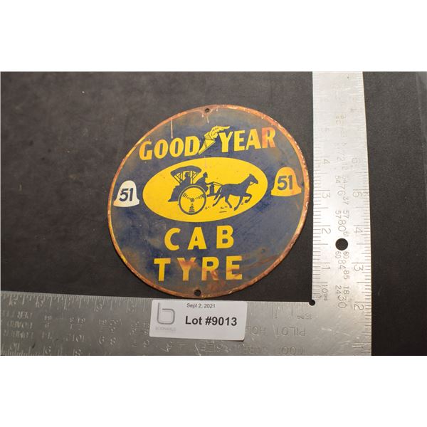 HEAVY  PORCELAIN GOODYEAR   SIGN FANTASY