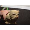 Image 3 : WW11 CHALKWARE BRITISH BULLDOG STATUE
