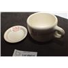 Image 1 : LA SALLE HOTEL MUG & BUTTER PAT