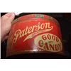 Image 2 : ANTIQUE PATERSON CANADIAN CANDY TIN // NO LID