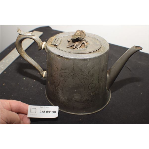 1919 ANTIQUE PRESENTATION TEAPOT