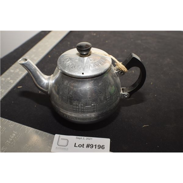 FESTIVAL OF BRITAIN 1951 TEAPOT