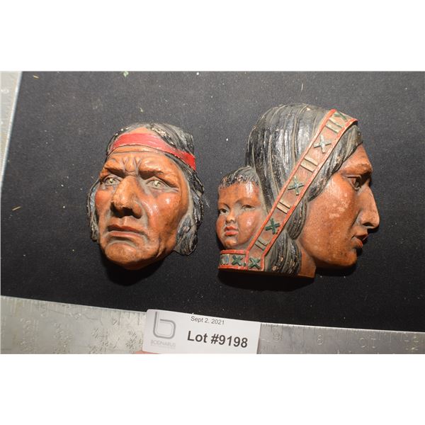 ANTIQUE POTTERY INDIAN HEAD