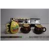 Image 1 : Teapot /Cup combo, cream/sugar + cookie press