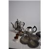 Image 2 : brass dragon ornament, EP silverware, ceramic egg holders