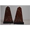 Image 2 : Stone (granite?) bookends - heavy