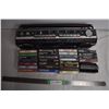 Sanyo ghettoblaster + casette tape lot - ROCK music
