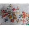 Image 9 : Coins (2003 set) + vintage stamps (1 cent-5cent)