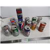 Image 1 : Vintage pop cans - hires, 7-up (fido dido), pepsi (sex can) etc
