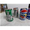 Image 4 : Vintage pop cans - hires, 7-up (fido dido), pepsi (sex can) etc