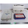 Image 1 : First aid kits + vintage tin luch box (GSW)