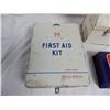 Image 2 : First aid kits + vintage tin luch box (GSW)