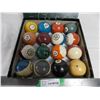 Image 3 : Antique billiard balls - various sizes