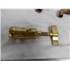 Image 3 : Brass Corkscrew, faucet, vintage switch, door knobs