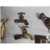 Image 5 : Brass Corkscrew, faucet, vintage switch, door knobs