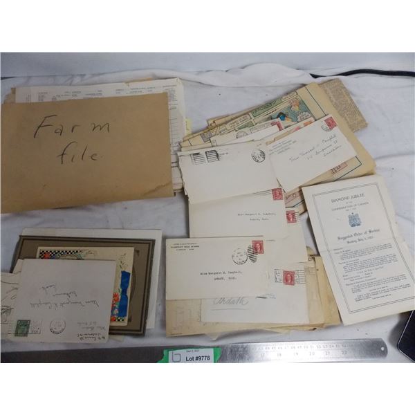 1930's personal letters, some from the navy