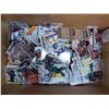 Image 2 : Box with loose hockey cards inside + loose pages of cards