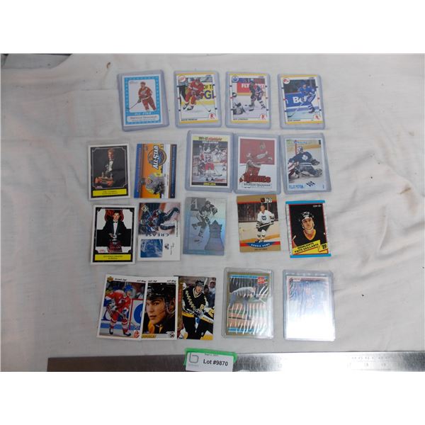 gordie howe, lemieux, potvin cards + misc