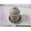 Image 1 : Medalta Potteries Chicken Waterer 11.5" Tall