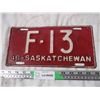 Image 1 : 1946 Sask Licence Plate