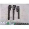 Image 2 : (2) Monkey Wrenches ,(1) Pipe Wrench