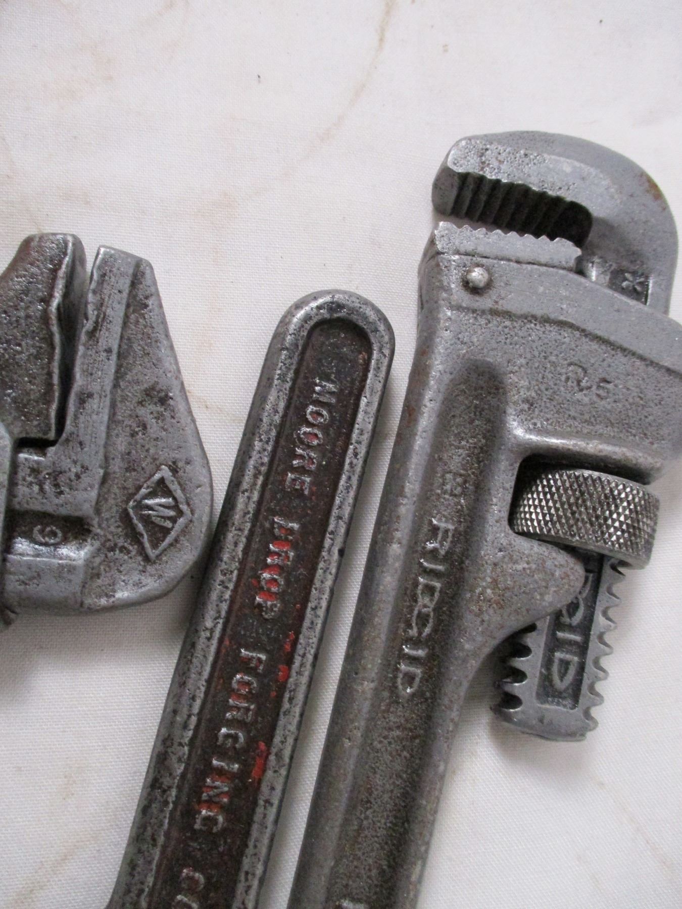 2 Monkey Wrenches 1 Pipe Wrench Bodnarus Auctioneering