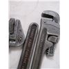 Image 3 : (2) Monkey Wrenches ,(1) Pipe Wrench