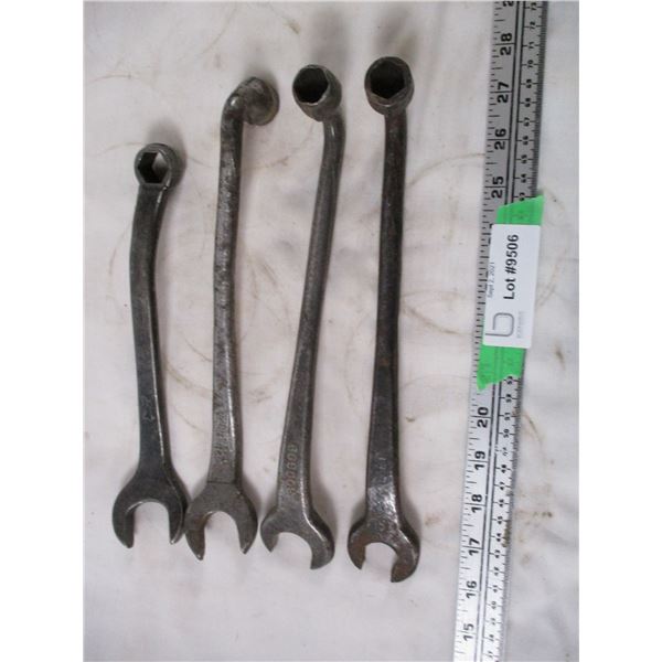 (4) Tire Iron Wrenches (3 are stamped Overland)