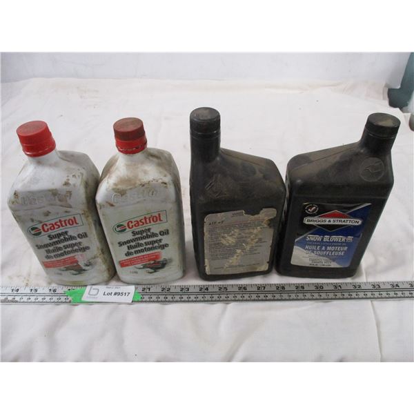 Snowmobile Oil, Snow Blower Oil, ATF (All Full 1 Litre Containers)