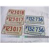 Image 1 : (2) Pairs of Sask Licence Plates 1975, 76 Plus 1 Other 1975