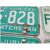 Image 3 : (2) Pairs of Sask Licence Plates 1965, 70