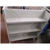 Image 5 : library metal cart on wheels 37x18